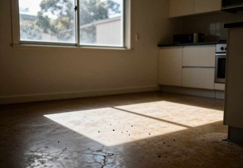 Ant trail in Annangrove kitchen before treatment